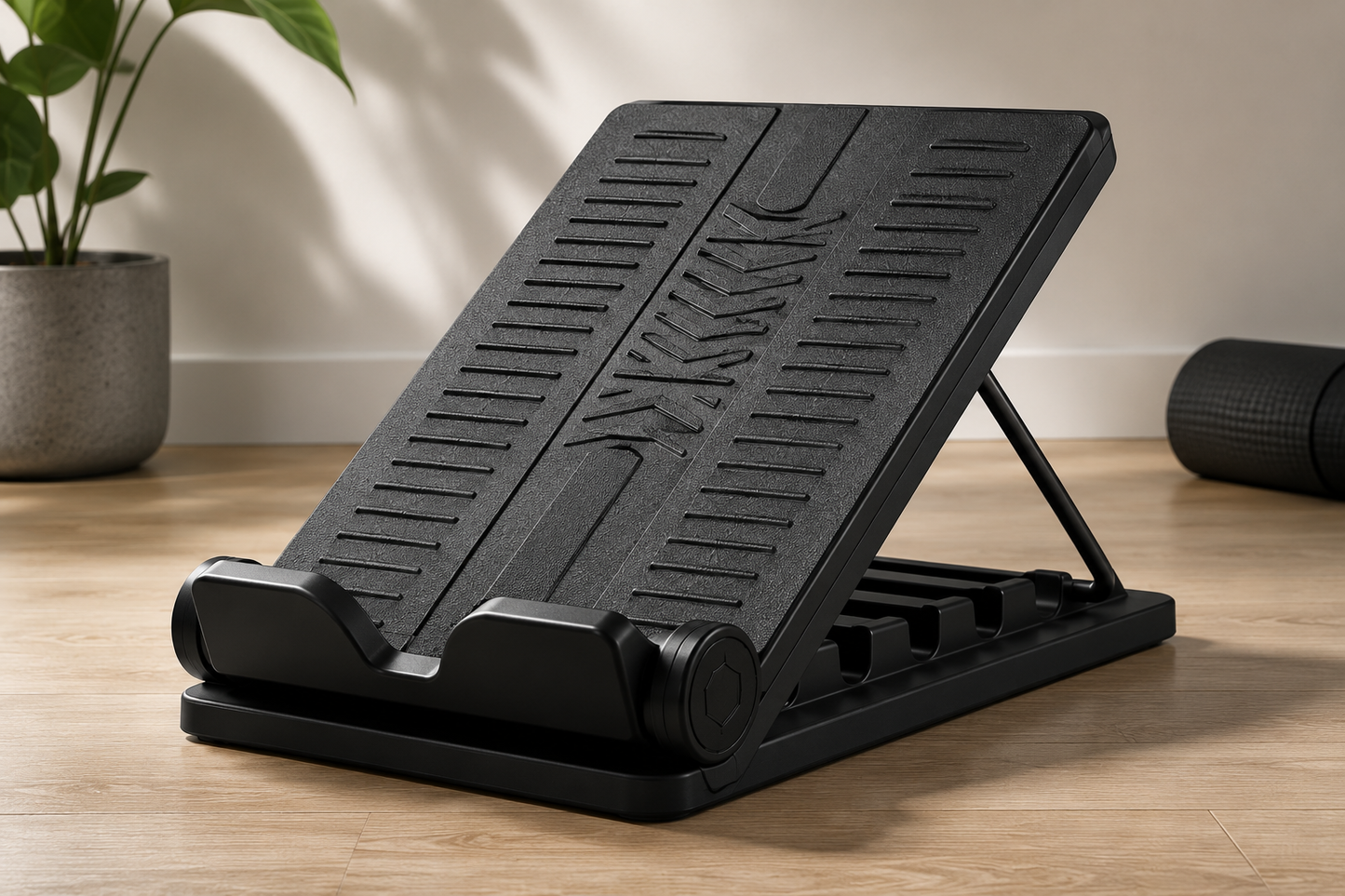 Adjustable Incline Stretch Board for Calf Flexibility, Plantar Fasciitis Relief & Mobility Training